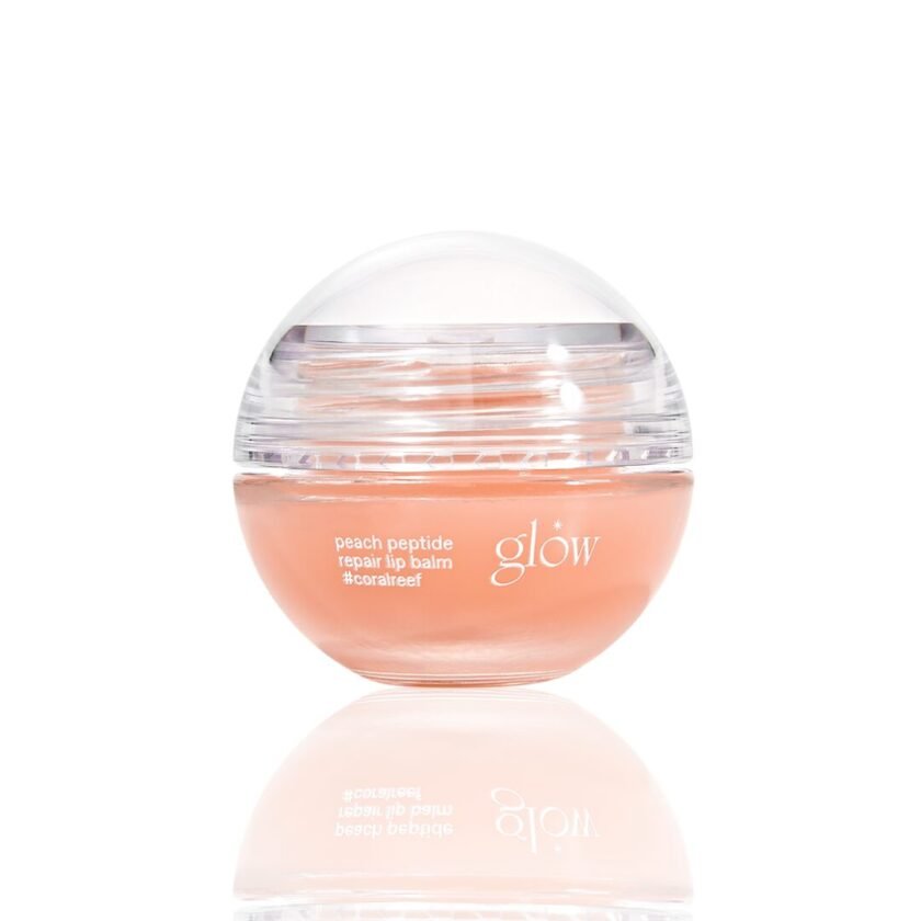 GLOW Peach Peptide Repair Lip Balm - Image 2