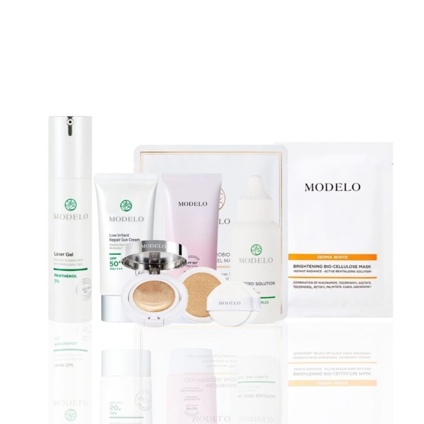 MODELO Skin Care Line - Laser Gel / Sheet Mask / Tone Up Cream / Cushion