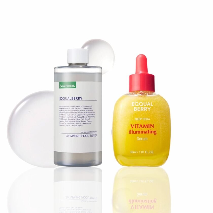 EQQUALBERRY Swimming Pool Toner 155ML & 300ML / Vitamin C Serum - Image 3